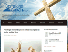 Tablet Screenshot of bergslagskyrkan.se